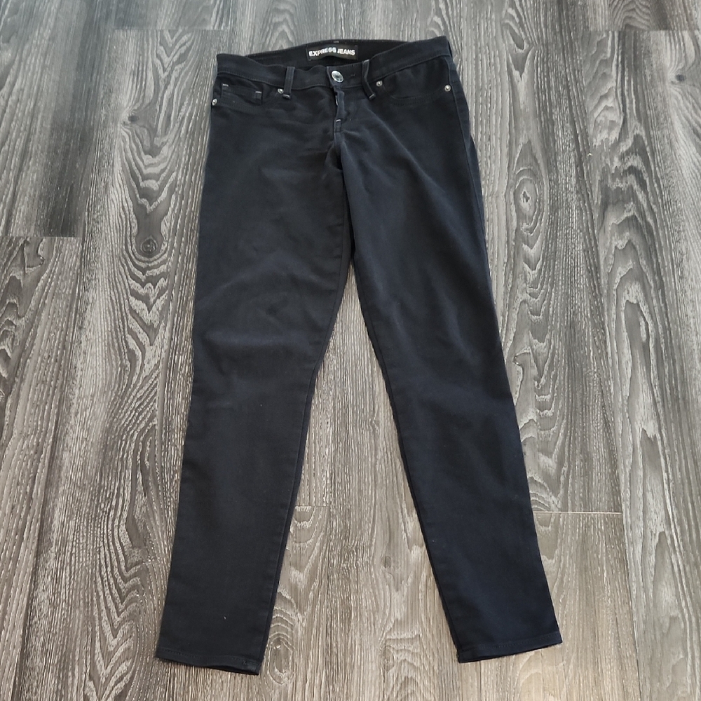 Express Black Stretch Jeggings Size 2